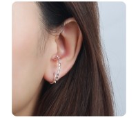Nifty Unique Thorn Shaped Silver Stud Earring HO-2472